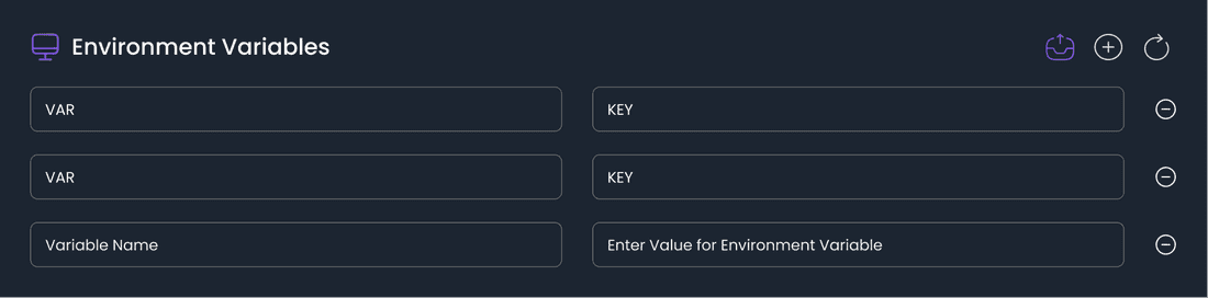 Environment Variables